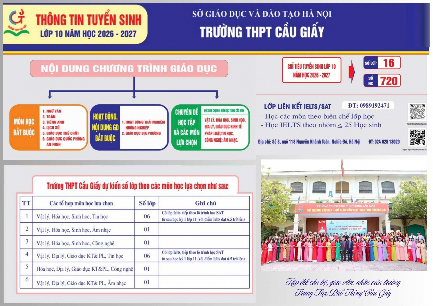 THÔNG TIN TUYỂN SINH 10 NĂM HỌC 2026-2027